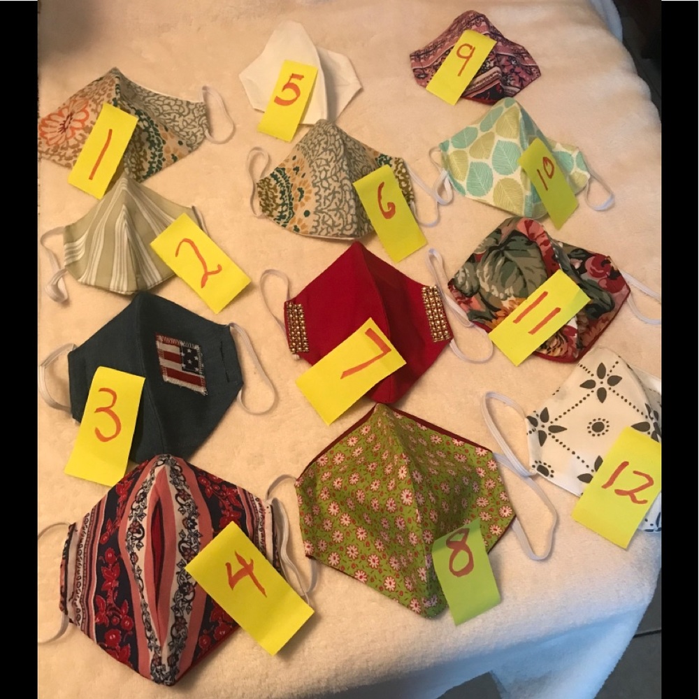 Face masks, brand new, 3 for $20